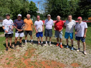 Aufsteiger H65 Martin Kramer, Arno Deger, Horst Huttner, Viktor Fähnrich, Helmut Biersack, Joachim Scharbert, Alfred Gierscher, Bert Neumayr