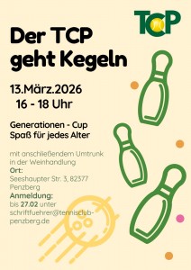 Flyer Kegeln 2026